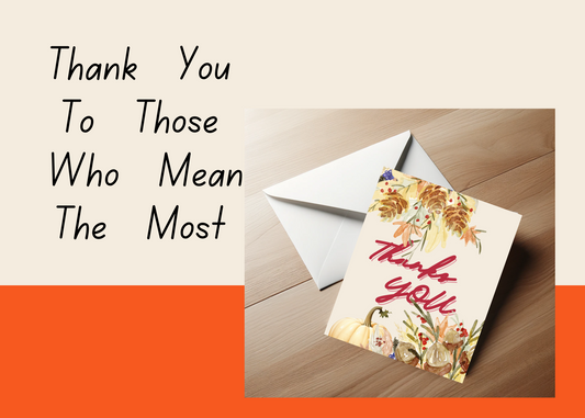 Gratitude Collection "Thank You" - Pack of 10 Greeting Cards - 5in  x 7in