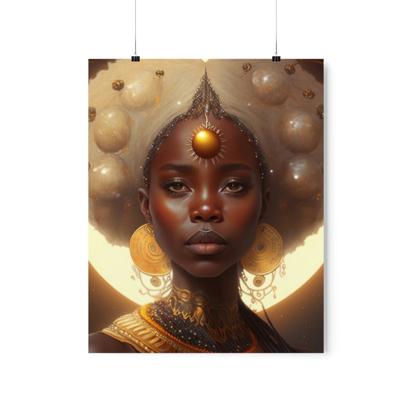 Goddess Oshun - on Premium Matte Vertical Posters