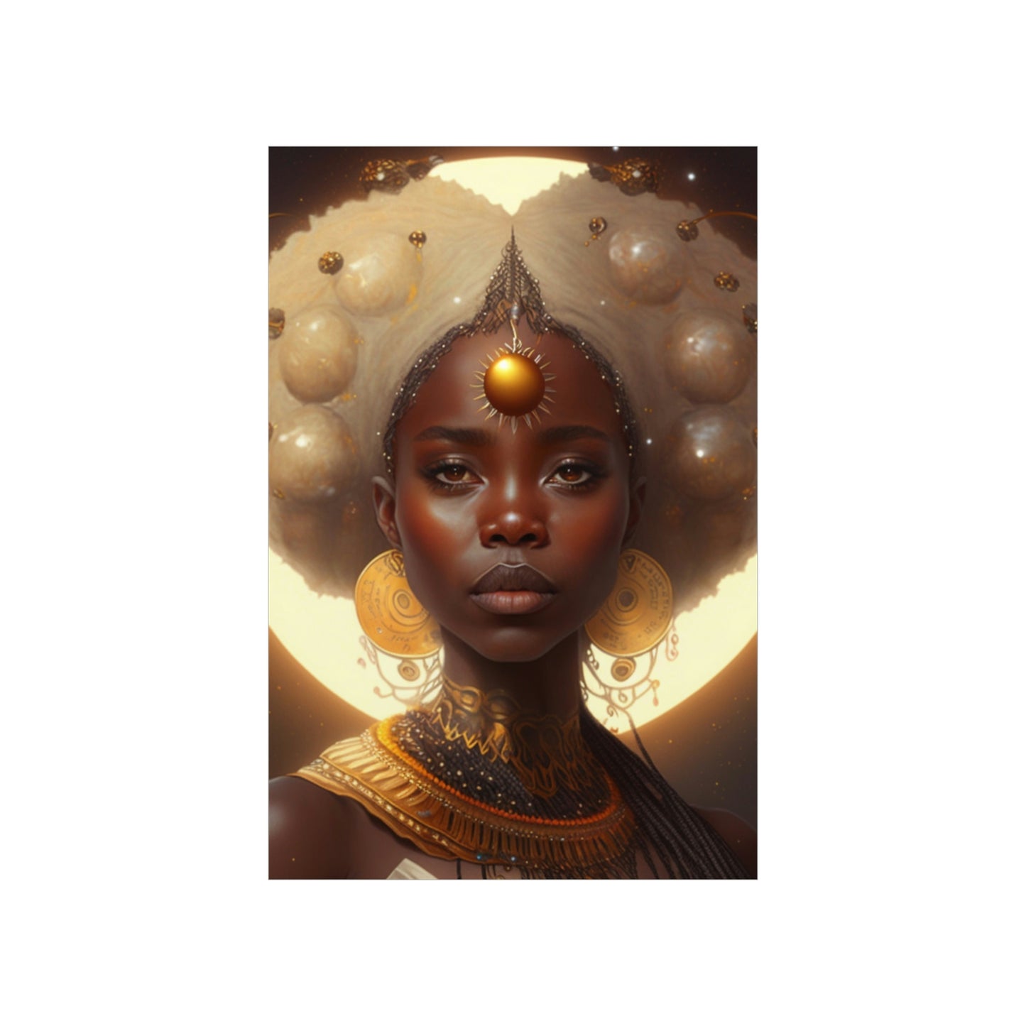 Goddess Oshun - on Premium Matte Vertical Posters