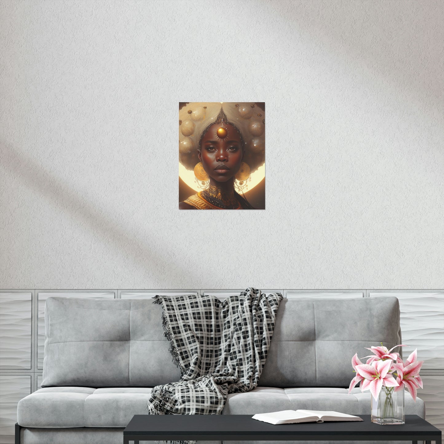 Goddess Oshun - on Premium Matte Vertical Posters