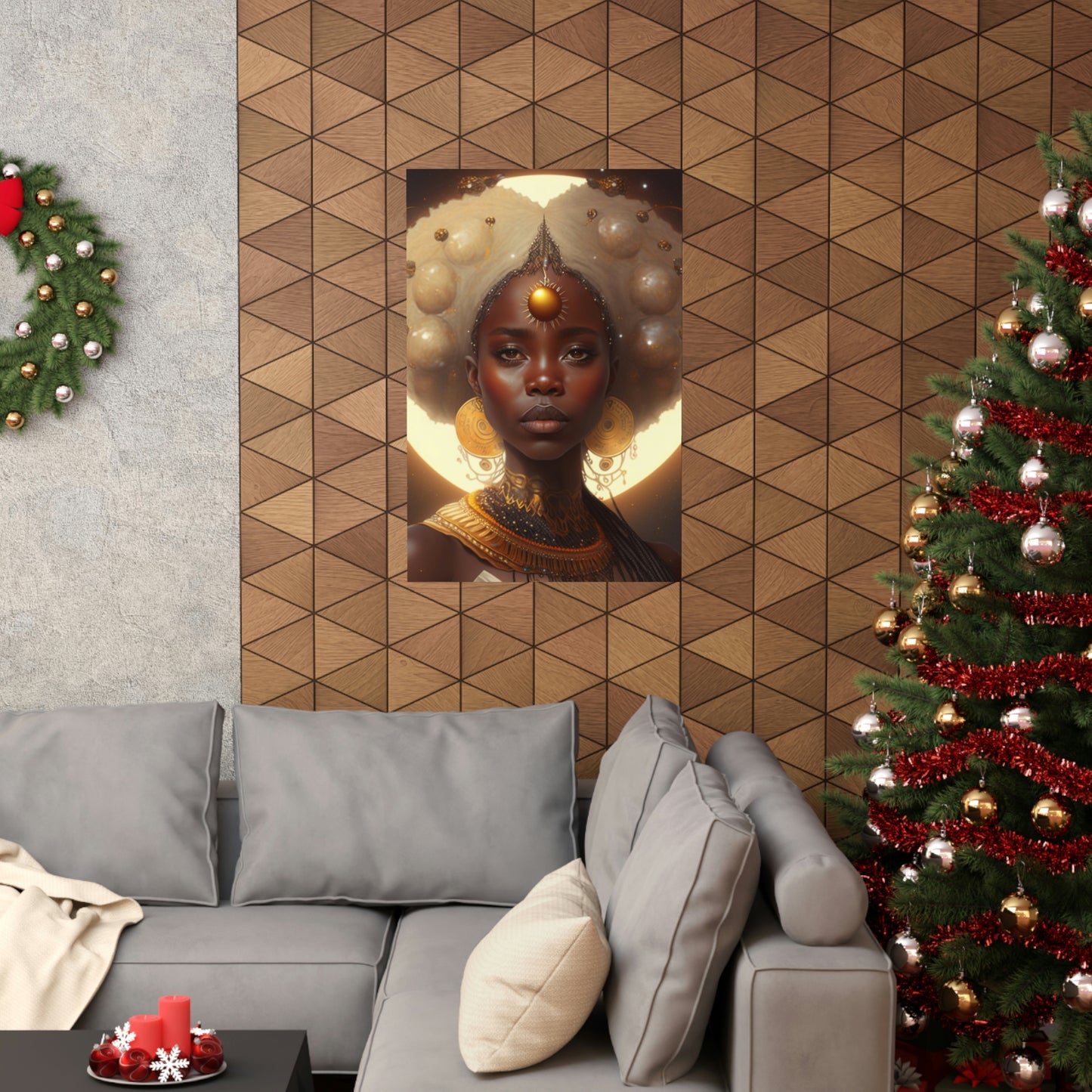 Goddess Oshun - on Premium Matte Vertical Posters