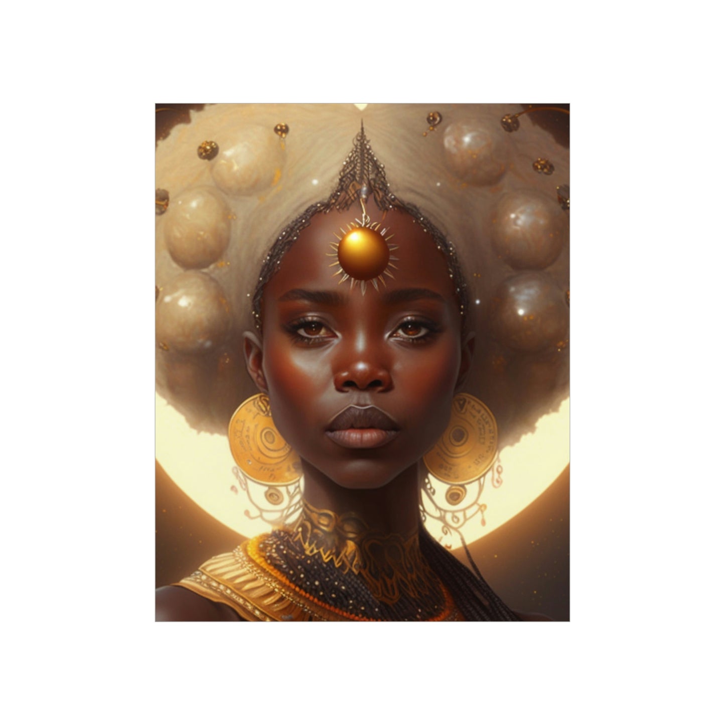 Goddess Oshun - on Premium Matte Vertical Posters