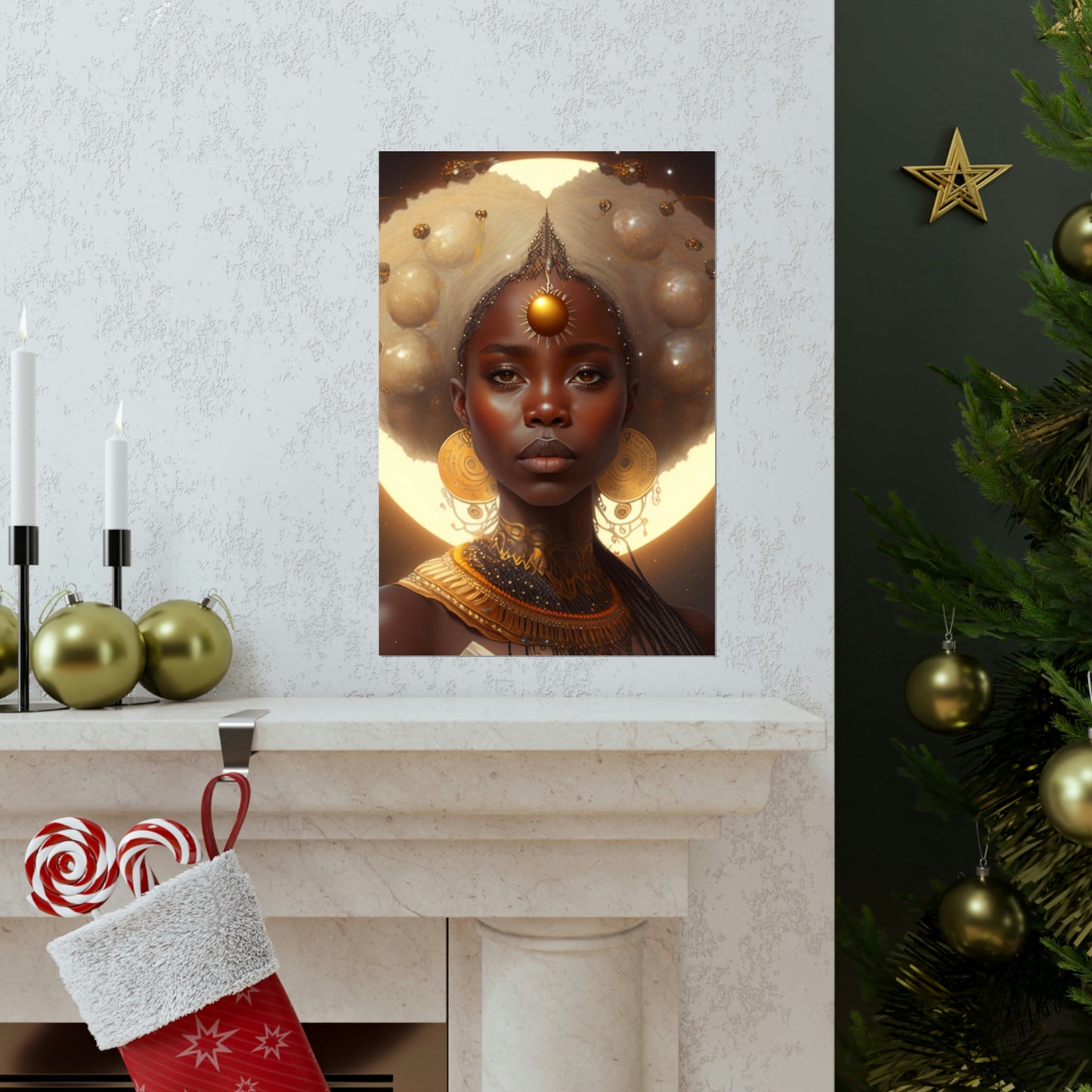 Goddess Oshun - on Premium Matte Vertical Posters