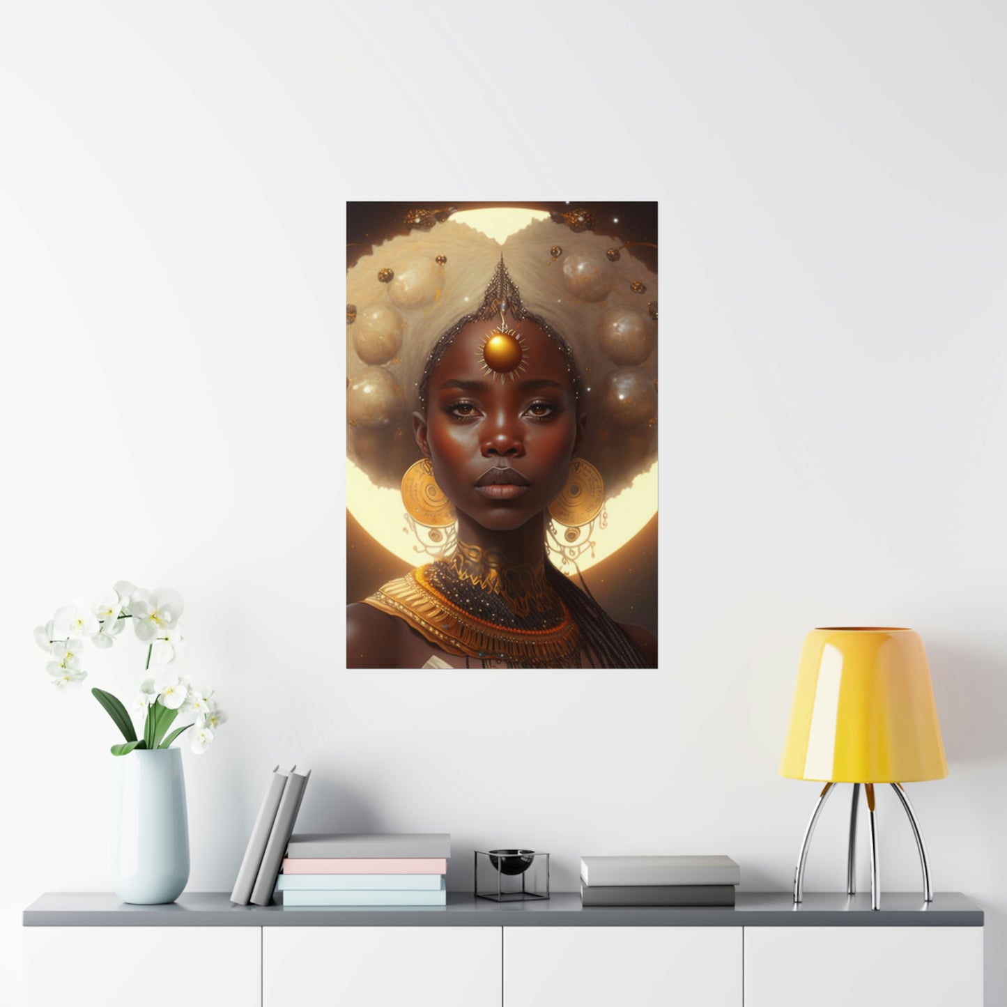 Goddess Oshun - on Premium Matte Vertical Posters