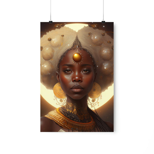 Goddess Oshun - on Premium Matte Vertical Posters