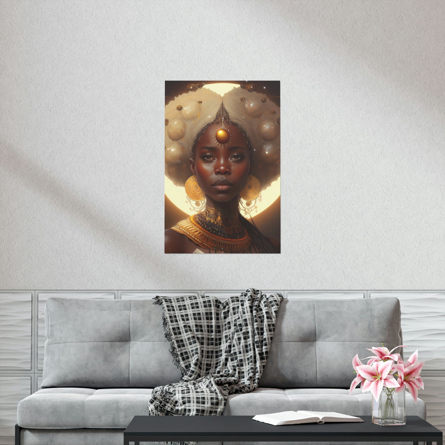 Goddess Oshun - on Premium Matte Vertical Posters