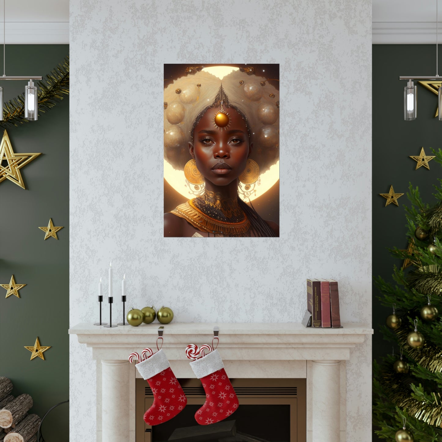 Goddess Oshun - on Premium Matte Vertical Posters